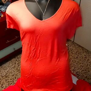 Coral dress shirt